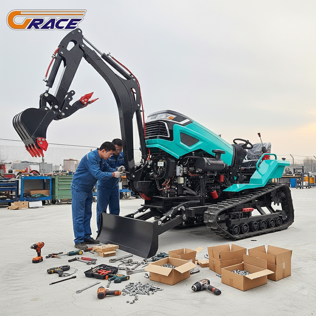 Farming Agriculture Equipment - Grace Budget Friendly Crawler Tractor Excavator