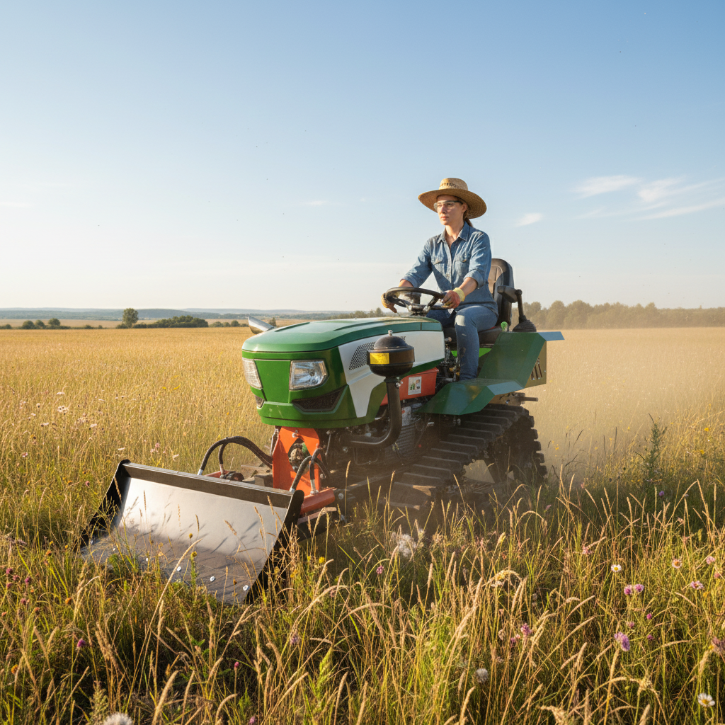 Farming Year - 25HP Mini Crawler Tractor with Rotary