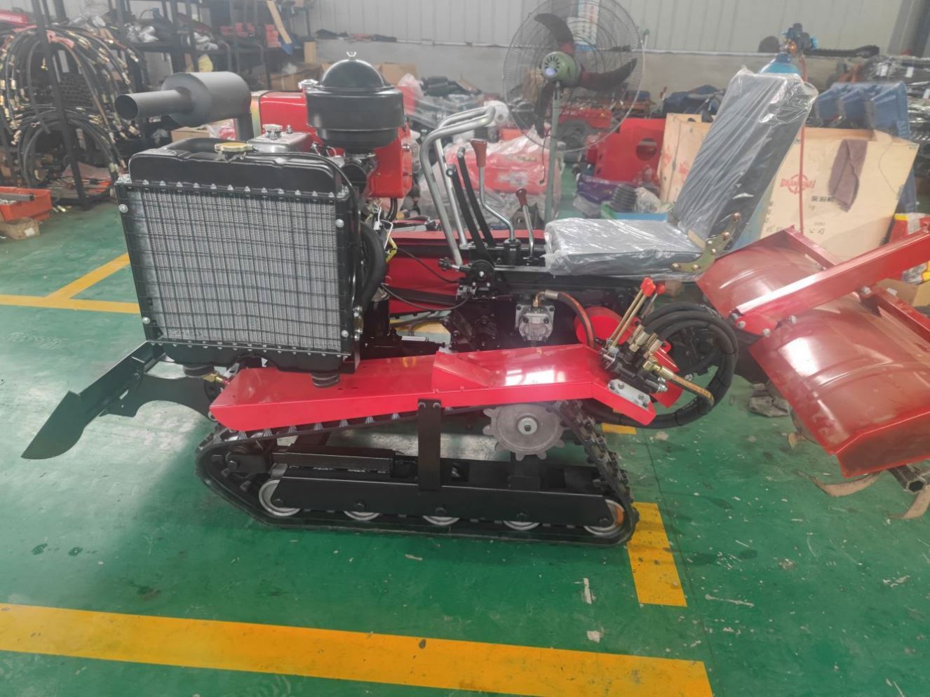 Farming Agriculture Equipment - Various Implement Crawler Rotary Tiller for