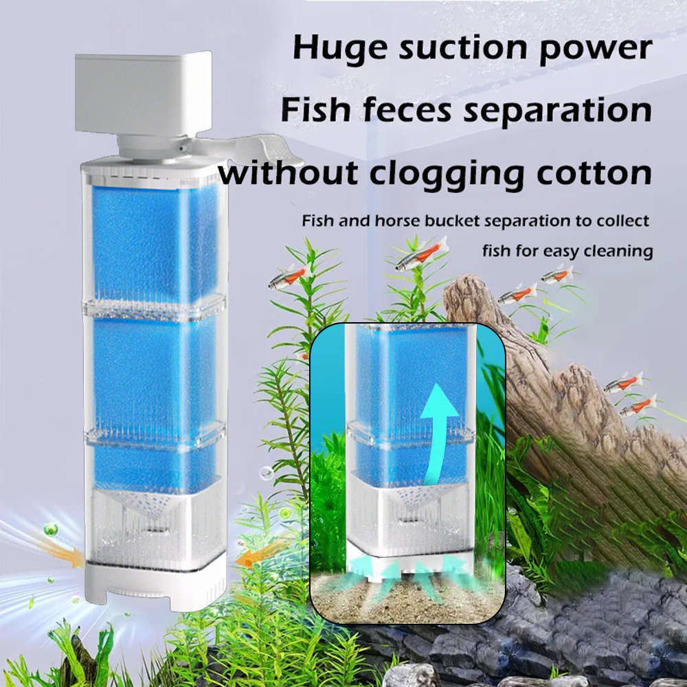 Aquaculture Aerator Pump - Aquarium Filter Pump, Submersible Quiet Aeration