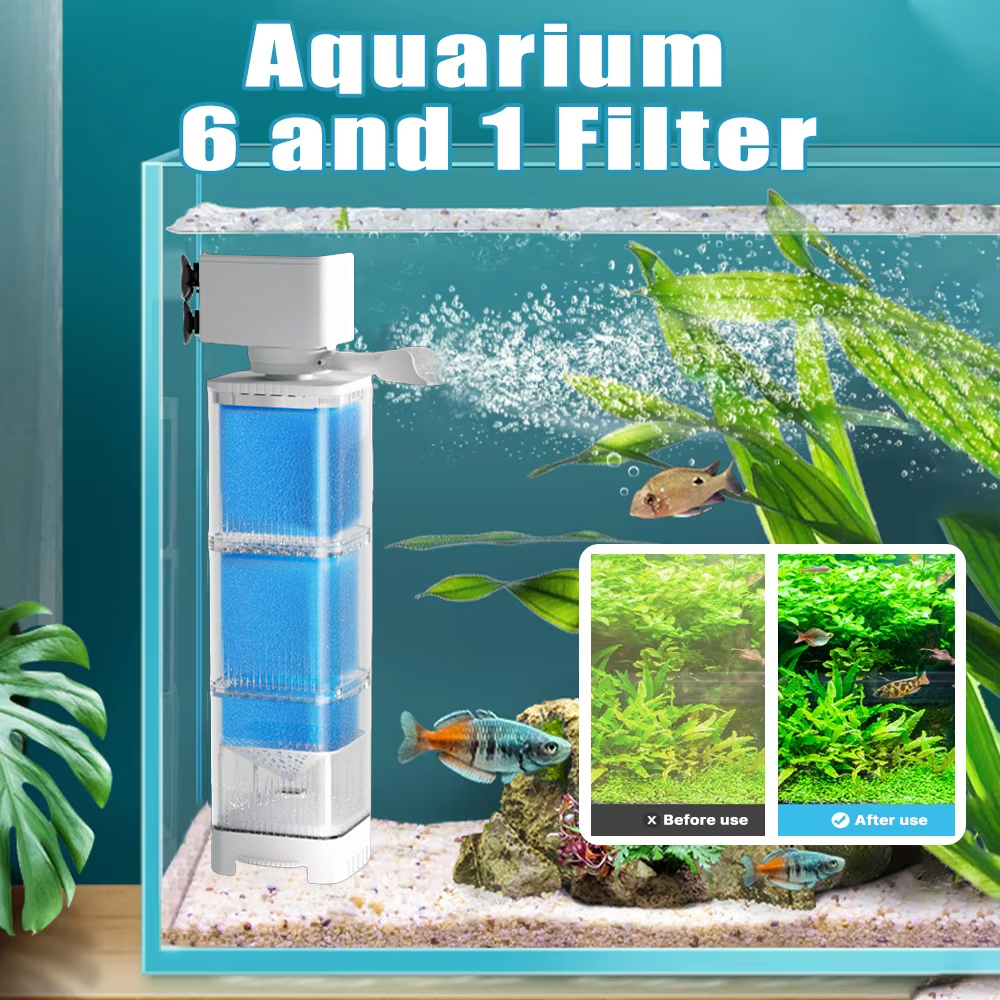 Aquaculture Aerator Pump - Aquarium Filter Pump Fish Tank Submersible