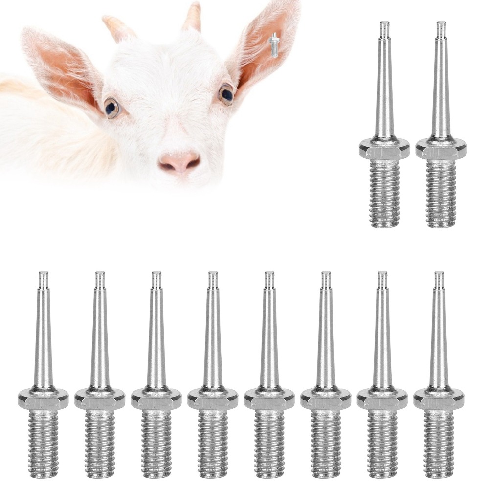 10Pcs Practical Stainless Stee - Livestock Ear Tag 评论和价格
