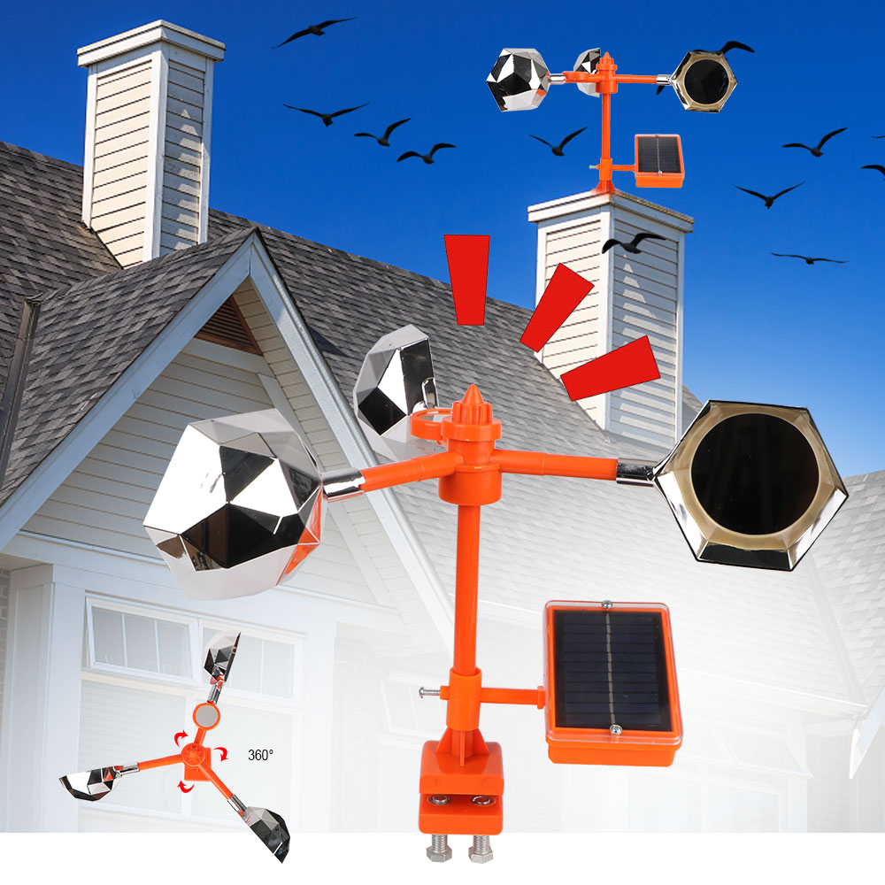 Solar Reflective Bird Repeller - Solar Bird Scarer 评论和价格