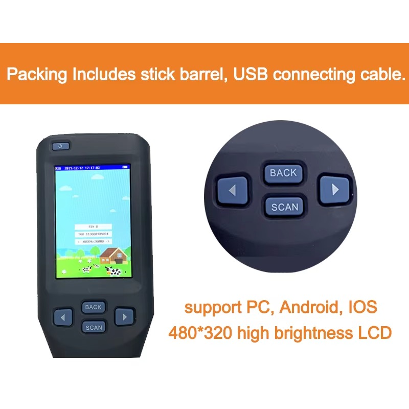 134.2kHz ISO11784/5 RFID Stick - Livestock Ear Tag 评论和价格