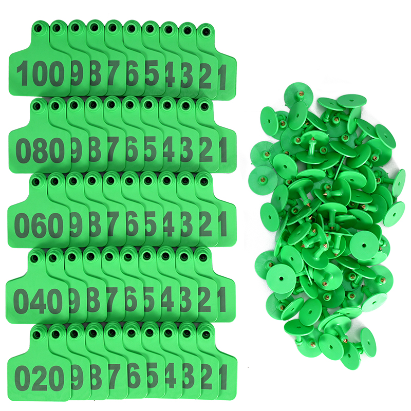 100 Pcs Animal identification  - Livestock Ear Tag 评论和价格