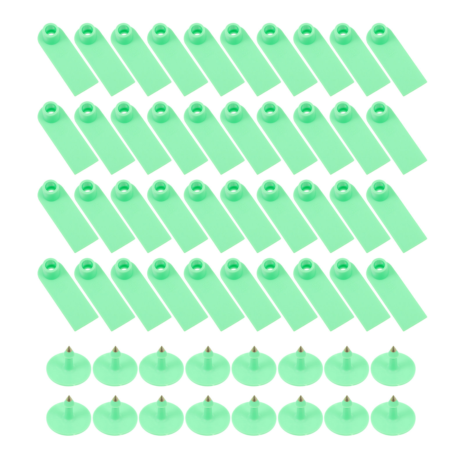 100Pcs Plastic Ear Tags for Ca - Livestock Ear Tag 评论和价格