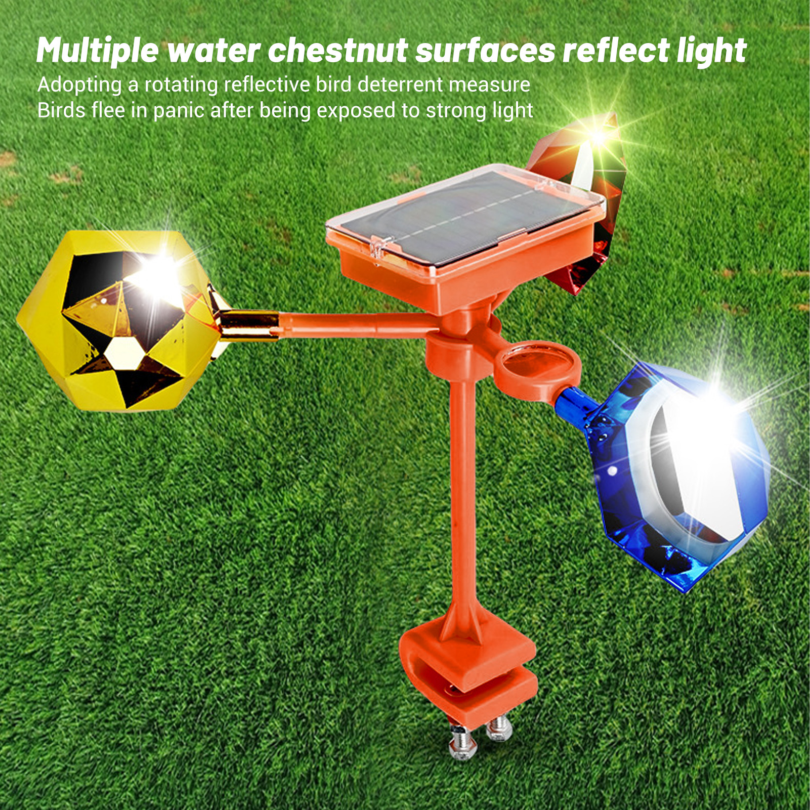 Birds Reflect Deterrent Solar  - Solar Bird Scarer 评论和价格