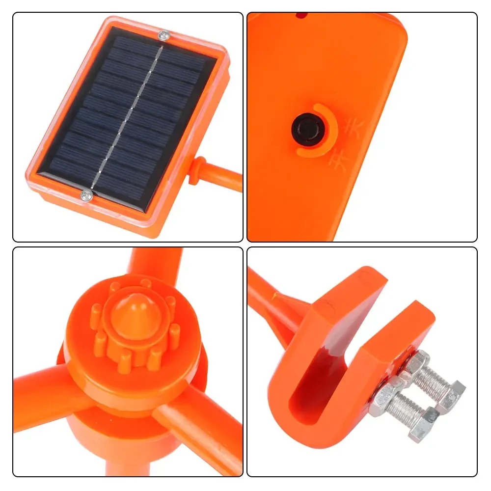 Solar Wind Powered 360° Bird R - Solar Bird Scarer 评论和价格