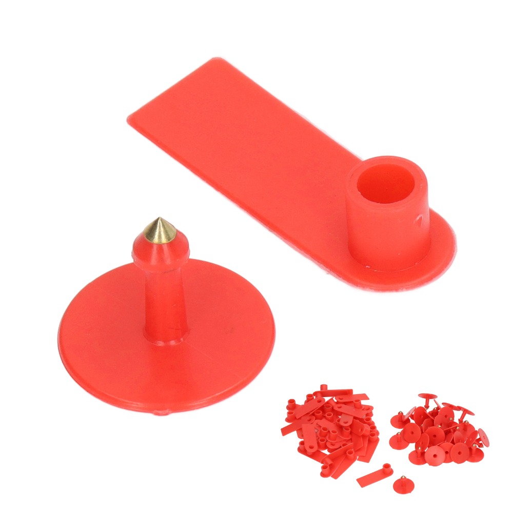 100Pcs Hand-writable Blank Liv - Livestock Ear Tag 评论和价格