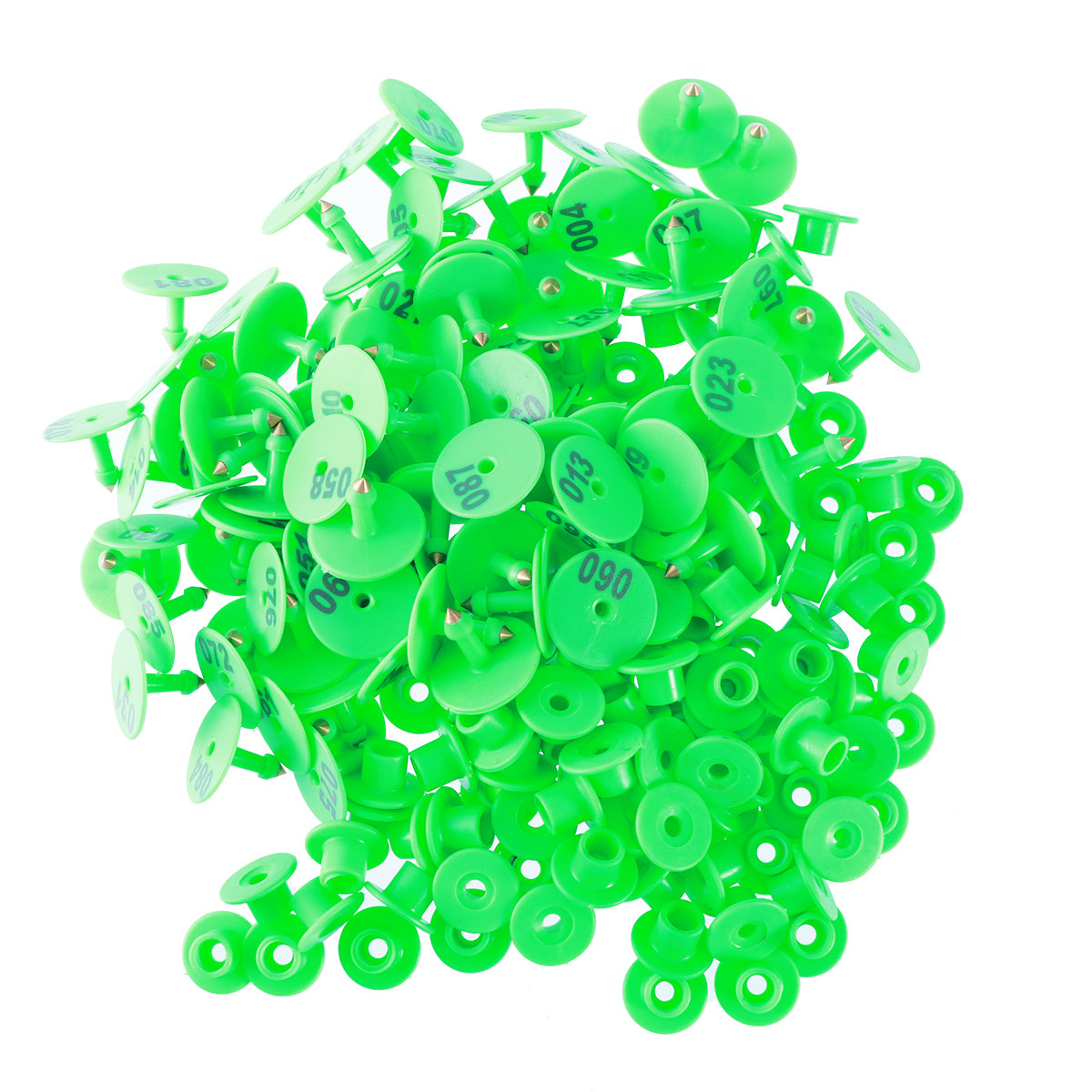 100Pcs Plastic Livestock Ear T - Livestock Ear Tag 评论和价格
