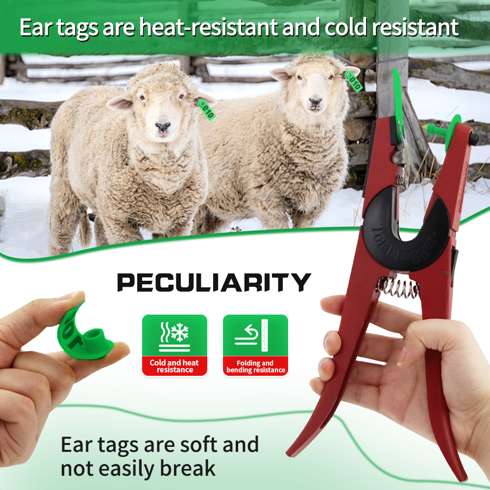 100PCS Sheep Ear Tag Pliers 00 - Livestock Ear Tag 评论和价格